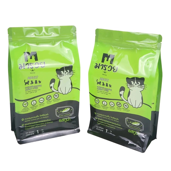 Cat Food Flat Bottom Pouch