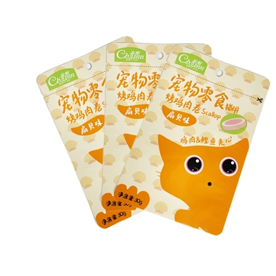 3 sides seal snack packaging bag