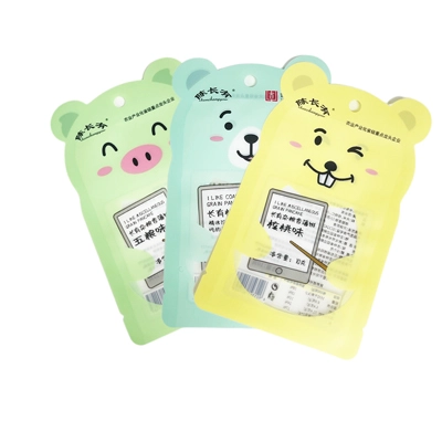 animal shape snack packaging bag