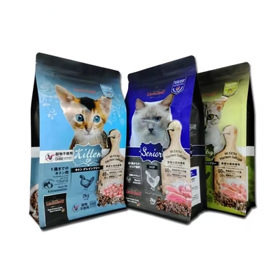 flat bottom cat food bag