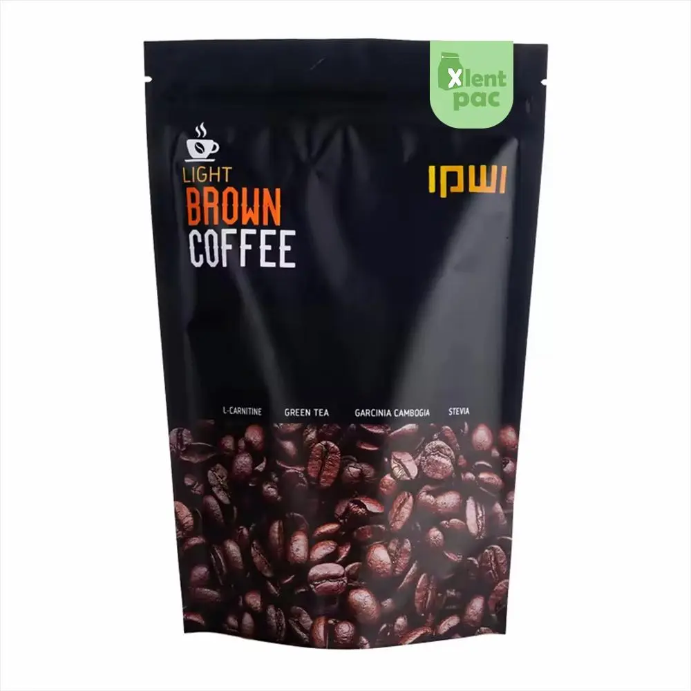 Printed Ziplock 8oz Stand up Coffee Pouches