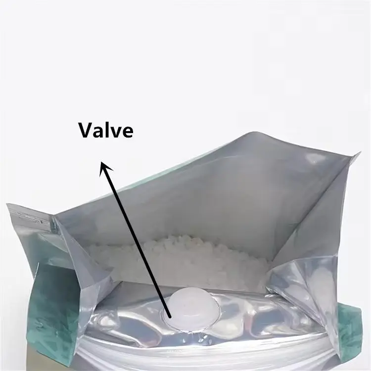 coffee pouch with valve