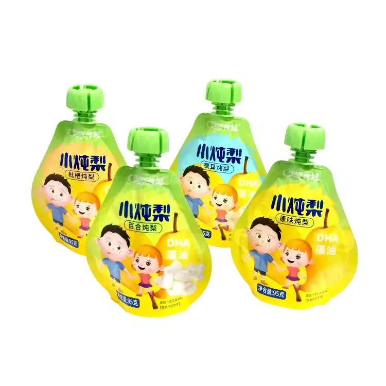 Small Capacity Shaped Disposable Drink Pouches