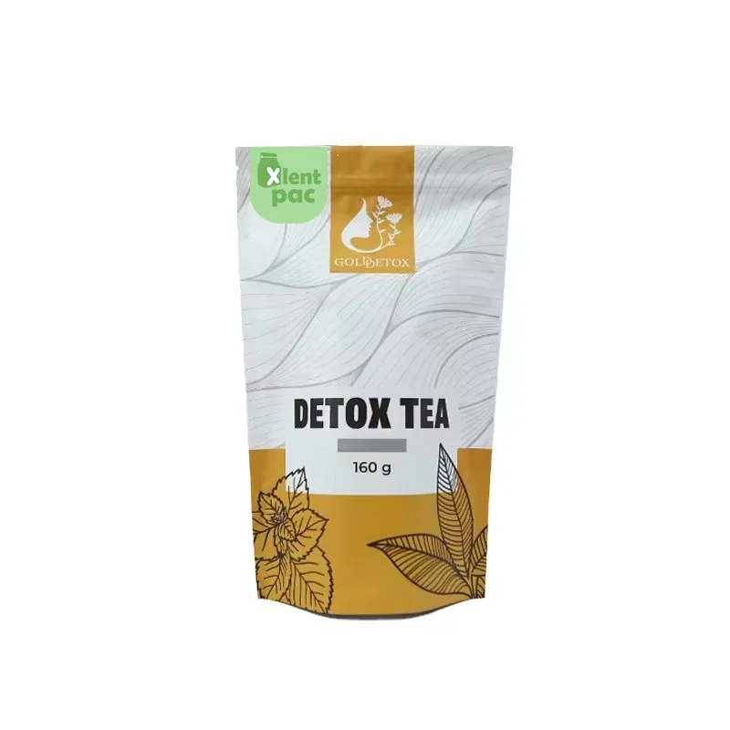 160g Stand up Aluminum Foil Custom Printed Tea Packaging