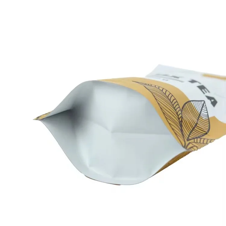 160g Stand up Aluminum Foil Custom Printed Tea Packaging