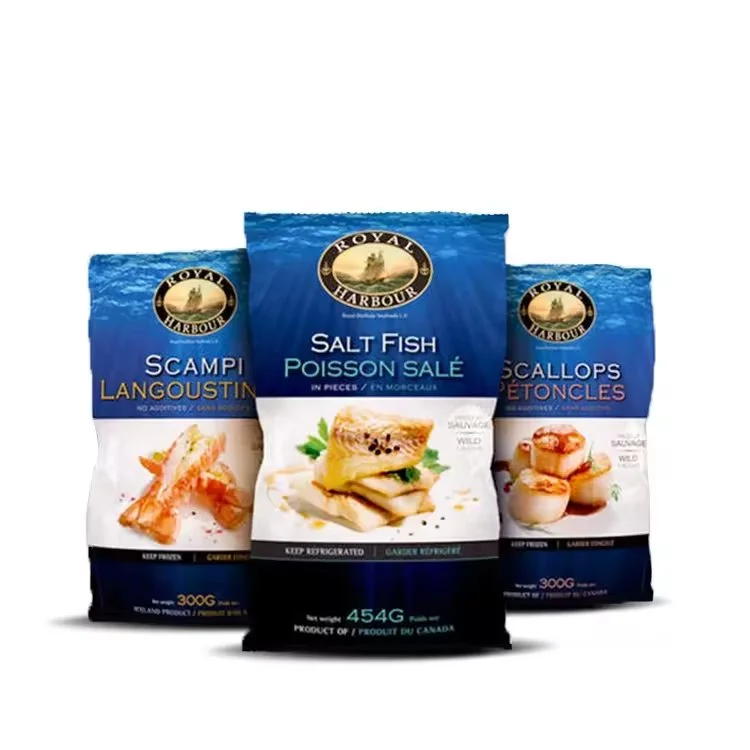 Customized Food Safety Frozen Packages Bags for Meal Food