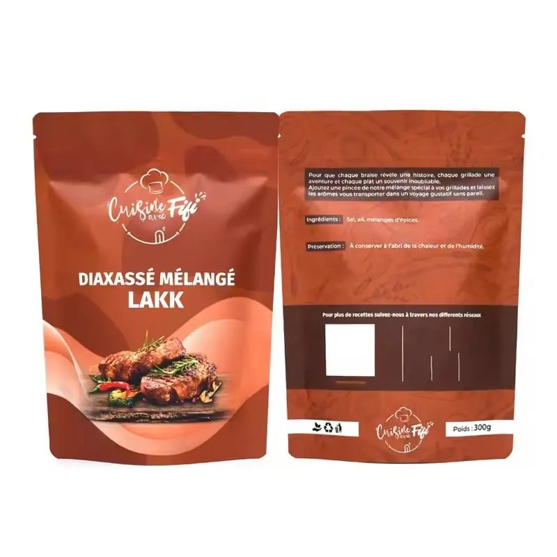 Customized Printing Aluminum Foil 300g Spice Pouch