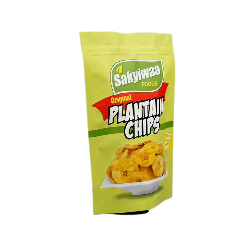 Customized Printing Stand up Ziplock Potato Chip Bag