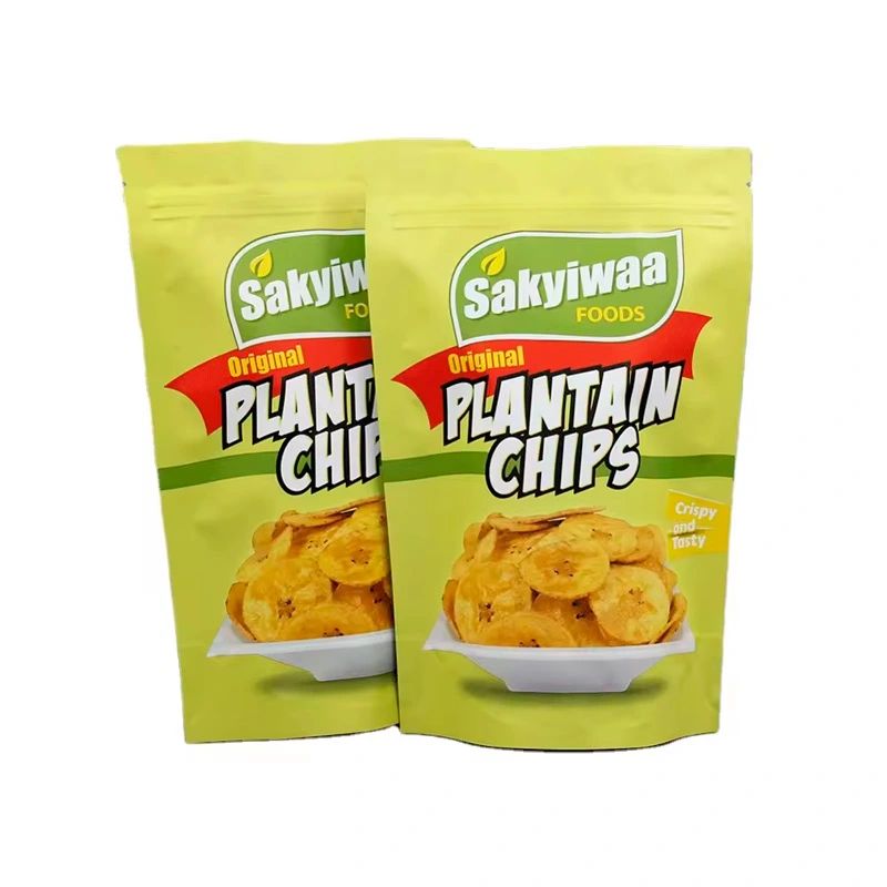 Customized Printing Stand up Ziplock Potato Chip Bag