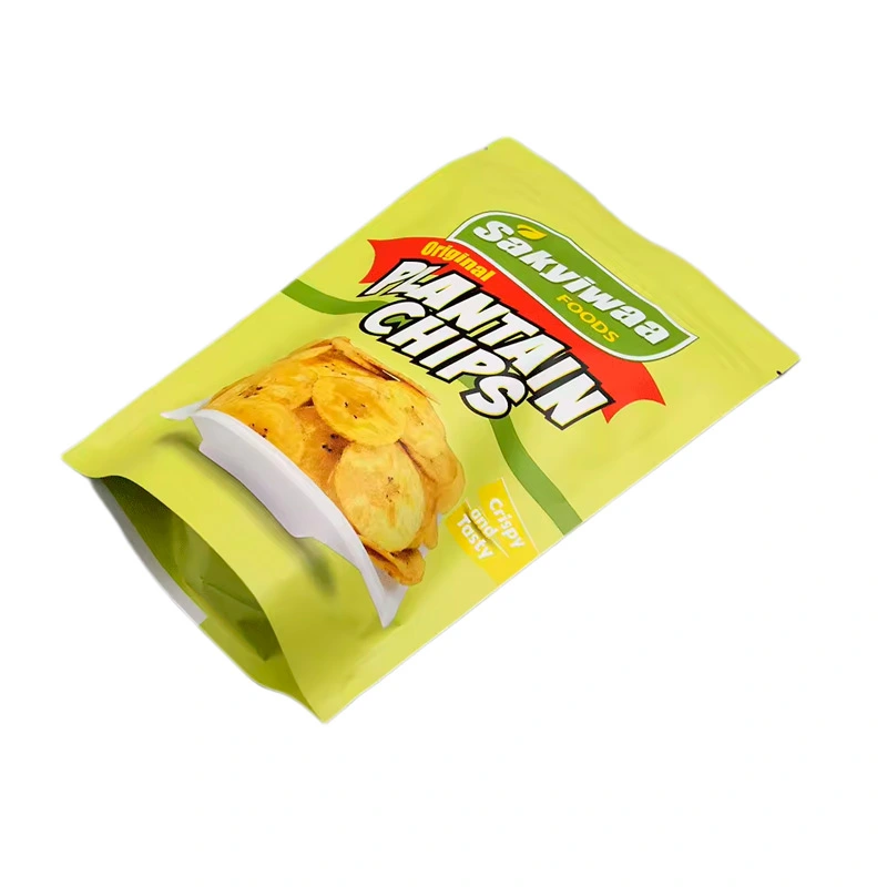 Customized Printing Stand up Ziplock Potato Chip Bag