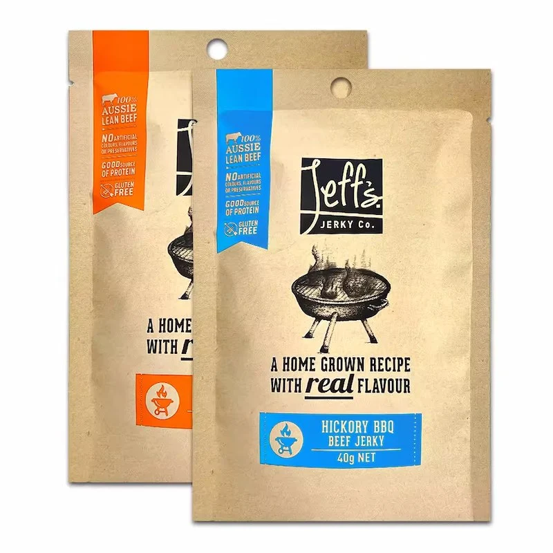 40g Kraft Paper Plastic Lamination Beef Jerky Bag